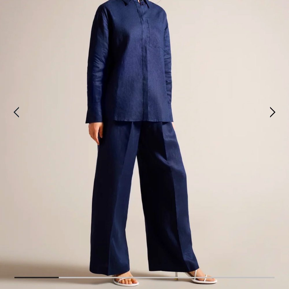 NWT Ted Baker Linen Trousers